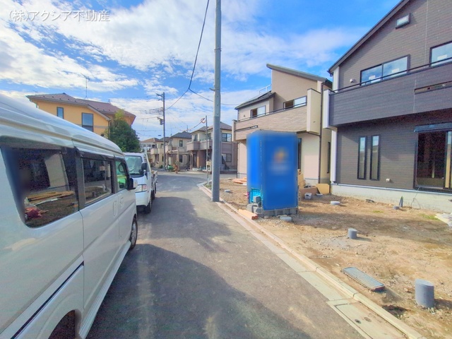 東京都府中市四谷4丁目の新築戸建て外構写真 2025年9月24日撮影