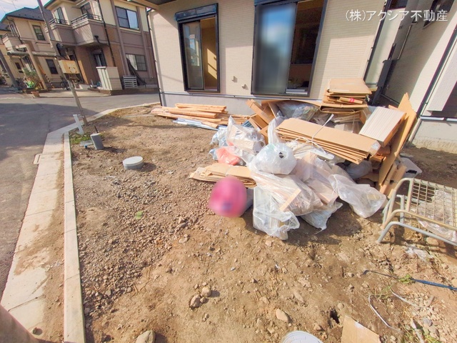 東京都府中市四谷4丁目の新築戸建て外構写真 2025年9月24日撮影