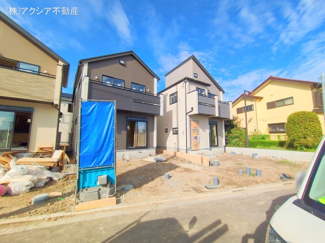 東京都府中市四谷4丁目の新築戸建て外構写真 2025年9月24日撮影