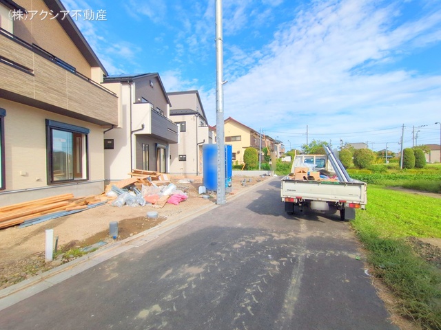 東京都府中市四谷4丁目の新築戸建て外構写真 2025年9月24日撮影