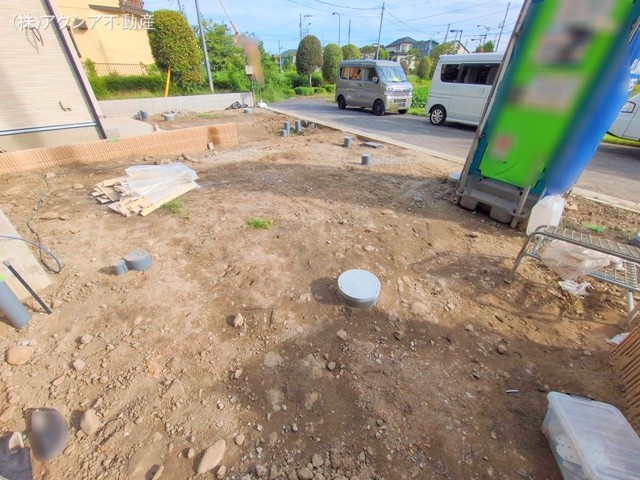 東京都府中市四谷4丁目の新築戸建て外構写真 2025年9月24日撮影