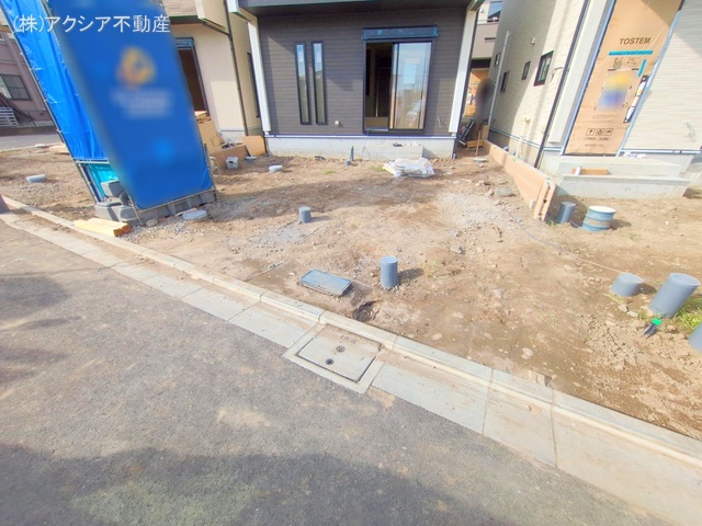 東京都府中市四谷4丁目の新築戸建て外構写真 2025年9月24日撮影