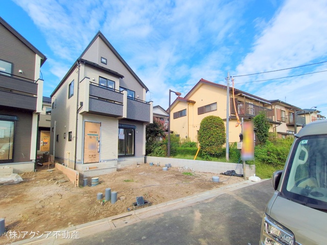 東京都府中市四谷4丁目の新築戸建て外構写真 2025年9月24日撮影