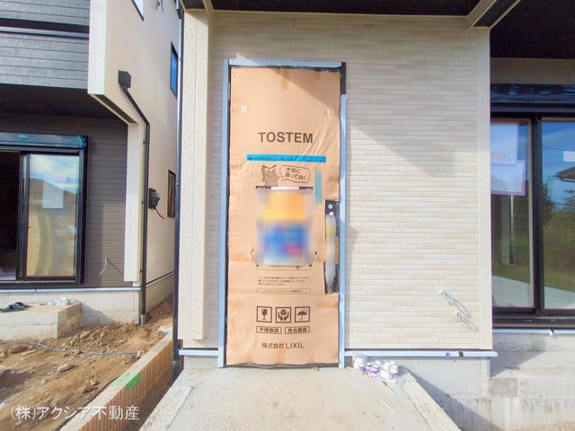 東京都府中市四谷4丁目の新築戸建て外構写真 2025年9月24日撮影
