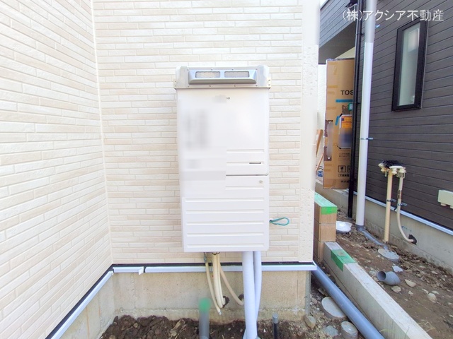 東京都府中市四谷4丁目の新築戸建て外構写真 2025年9月24日撮影