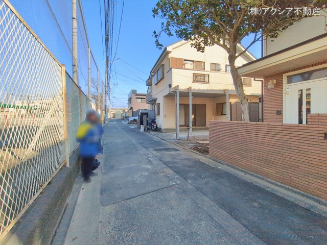 東京都府中市若松町3丁目の新築戸建て外構写真 2026年2月15日撮影