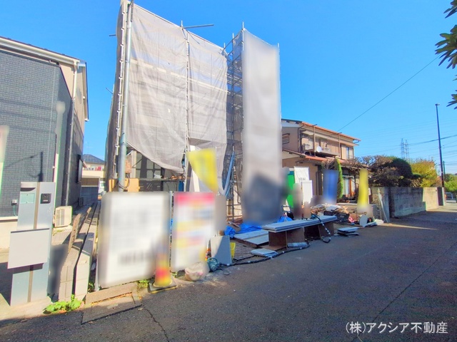 東京都府中市紅葉丘２丁目の新築戸建てシート写真 2025年11月13日撮影