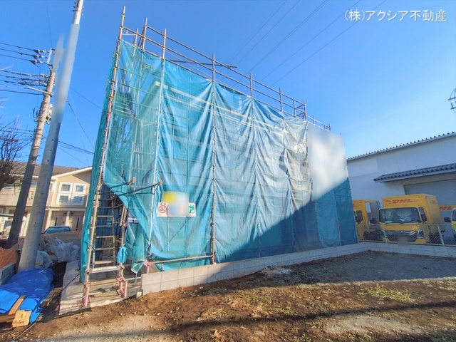 東京都府中市多磨町２丁目の新築戸建てシート写真 2026年1月7日撮影