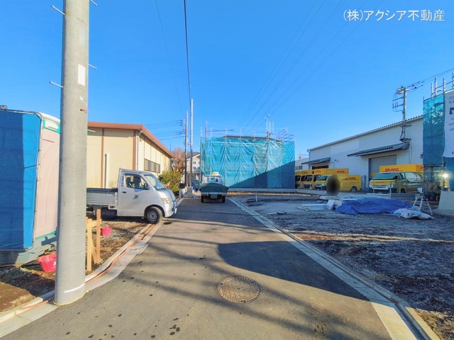 東京都府中市多磨町２丁目の新築戸建てシート写真 2026年1月7日撮影