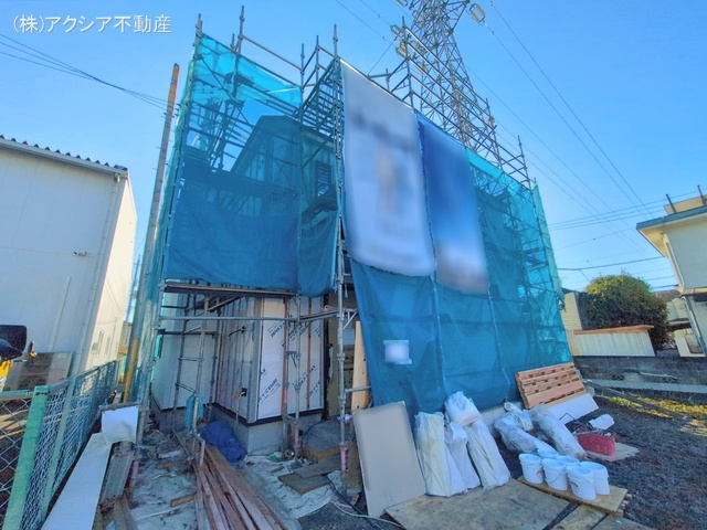 東京都府中市多磨町２丁目の新築戸建てシート写真 2026年1月7日撮影