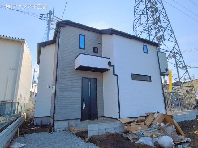 東京都府中市多磨町２丁目の新築戸建て外構写真 2026年2月5日撮影