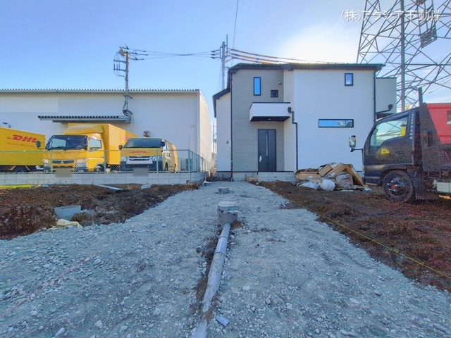 東京都府中市多磨町２丁目の新築戸建て外構写真 2026年2月5日撮影