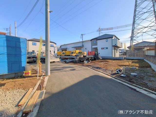 東京都府中市多磨町２丁目の新築戸建て外構写真 2026年2月5日撮影