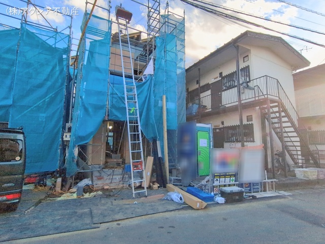 東京都府中市是政１丁目の新築戸建て上棟写真 2026年1月7日撮影