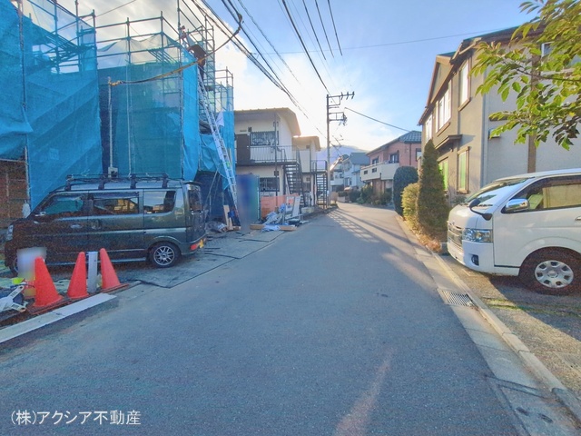 東京都府中市是政１丁目の新築戸建て上棟写真 2026年1月7日撮影