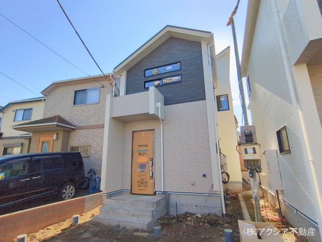 東京都府中市是政1丁目の新築戸建て外構写真 2026年2月5日撮影