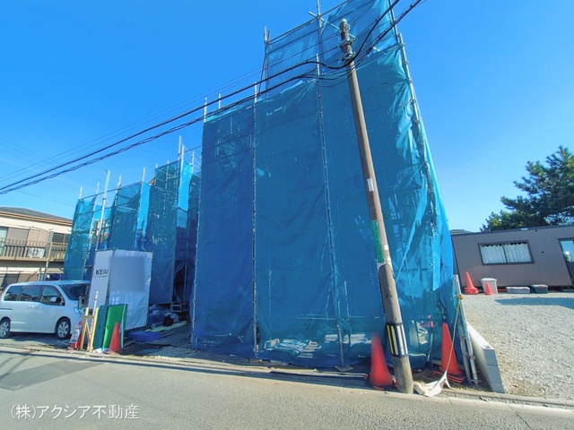 東京都府中市朝日町１丁目の新築戸建て上棟写真 2026年1月12日撮影