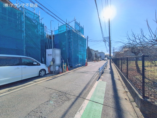 東京都府中市朝日町１丁目の新築戸建て上棟写真 2026年1月12日撮影