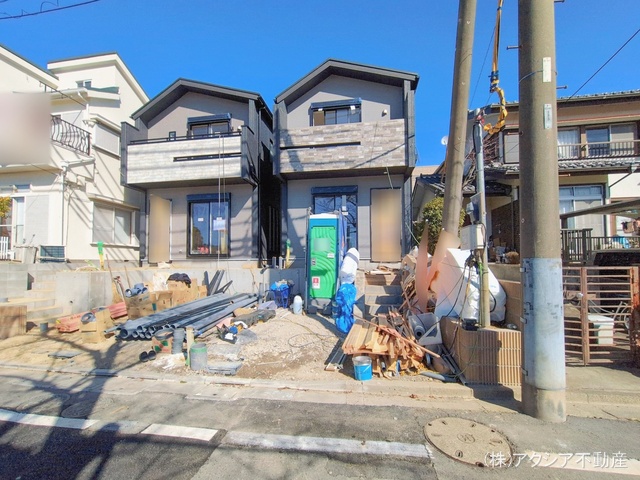 東京都府中市小柳町5丁目の新築戸建て外構写真 2026年2月18日撮影