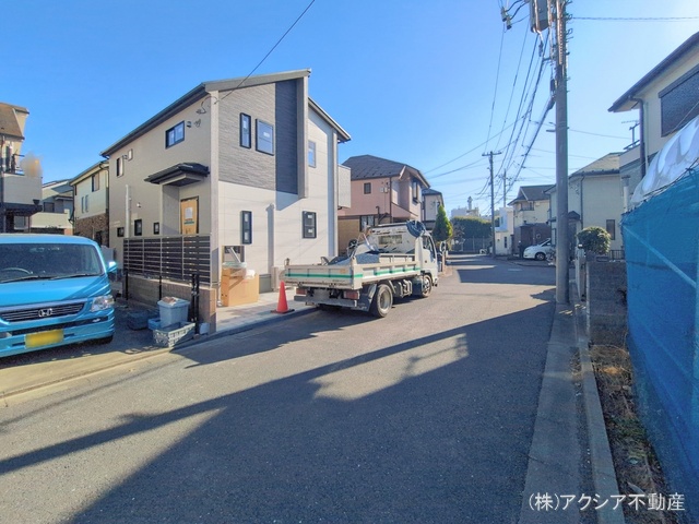 東京都府中市日新町２丁目の新築戸建て外構写真 2026年1月12日撮影