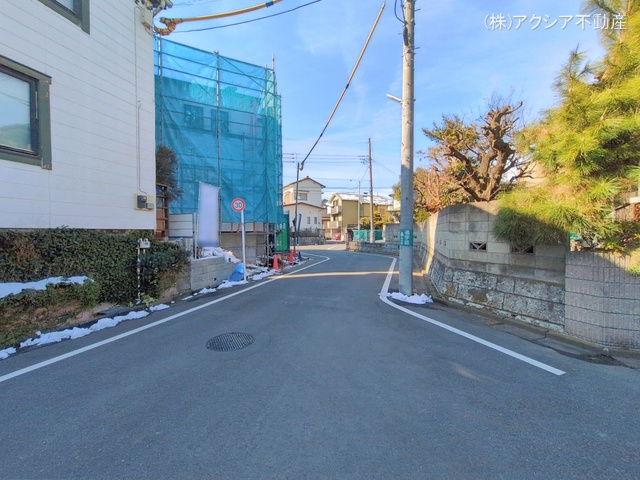 東京都府中市押立町5丁目の新築戸建てシート写真 2026年2月9日撮影