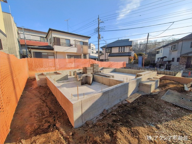 東京都府中市浅間町4丁目の新築戸建て基礎写真 2026年2月5日撮影
