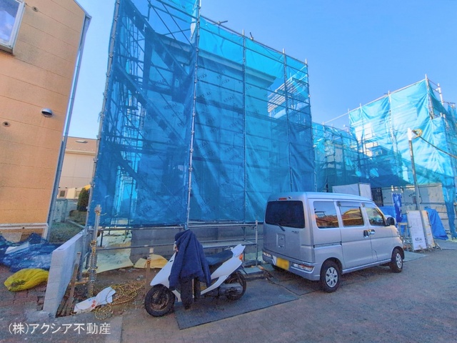 東京都府中市分梅町５丁目の新築戸建てシート写真 2026年1月21日撮影