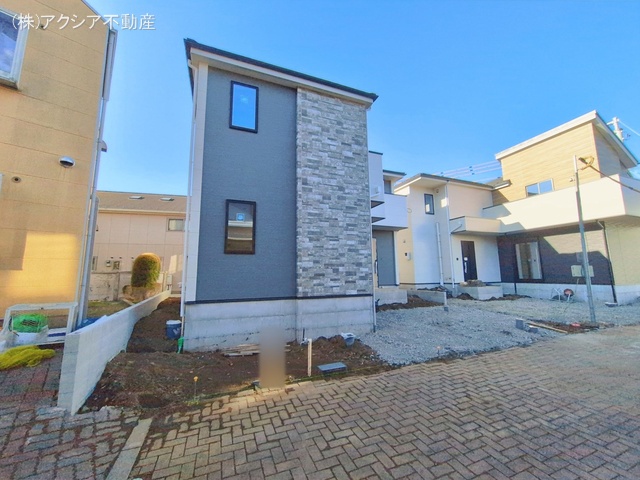 東京都府中市分梅町５丁目の新築戸建て外構写真 2026年2月18日撮影