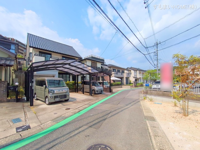 愛知県豊田市平和町３丁目の新築戸建て完成写真 2025年7月30日撮影