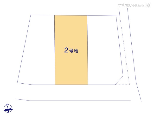 愛知県安城市東町獅子塚の土地全体区画図 ※図面と異なる場合は現況を優先