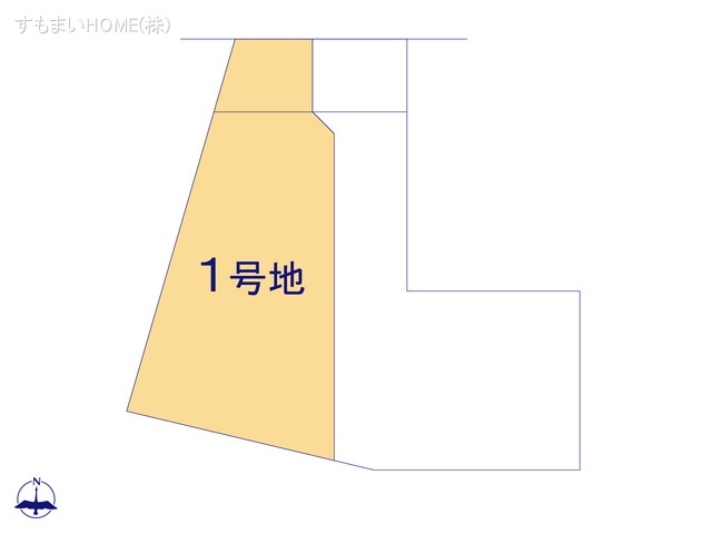 愛知県豊田市新生町１丁目の土地全体区画図 ※図面と異なる場合は現況を優先