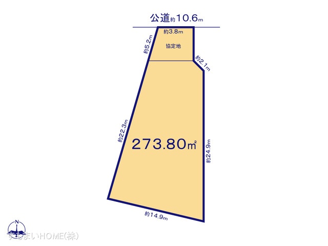 愛知県豊田市新生町１丁目の土地 区画図 ※図面と異なる場合は現況を優先