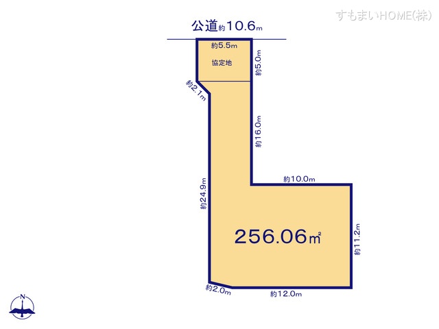 愛知県豊田市新生町１丁目の土地 区画図 ※図面と異なる場合は現況を優先