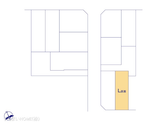 愛知県安城市美園町１丁目の土地全体区画図 ※図面と異なる場合は現況を優先