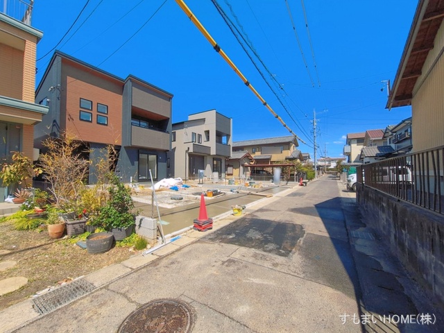 愛知県豊田市高岡本町南の新築戸建て外構写真 2026年3月26日撮影