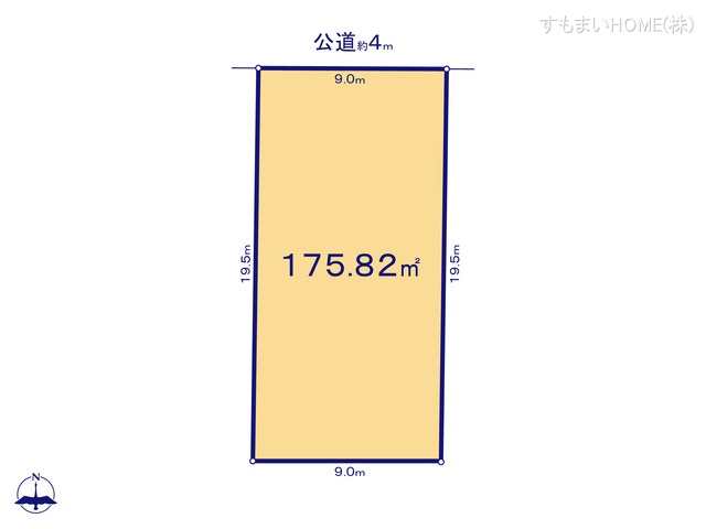 愛知県豊田市西岡町の土地 区画図 ※図面と異なる場合は現況を優先
