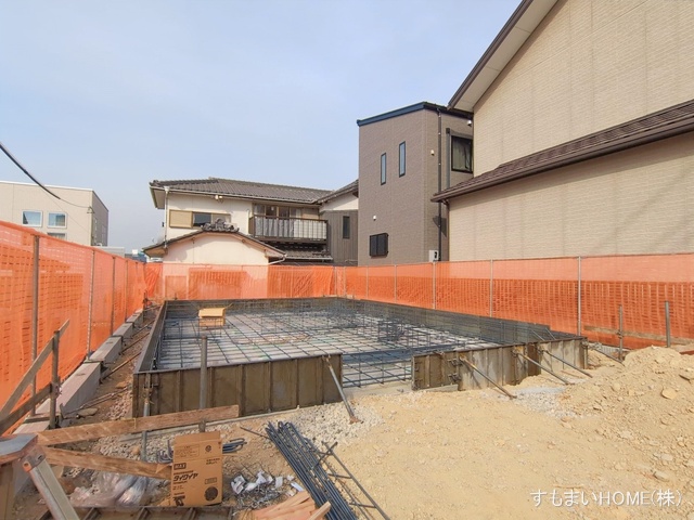 愛知県豊田市山之手９丁目の新築戸建て基礎写真 2026年1月14日撮影