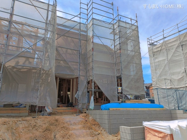 愛知県豊田市高美町5丁目の新築戸建て上棟写真 2026年5月18日撮影