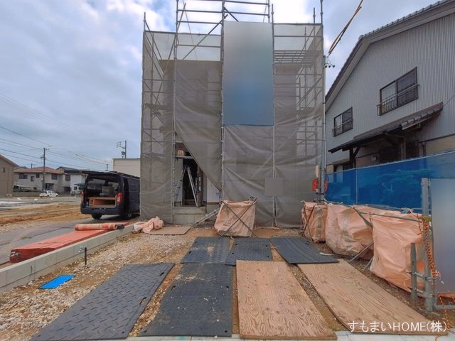 愛知県安城市美園町1丁目の新築戸建てシート写真 2026年7月7日撮影