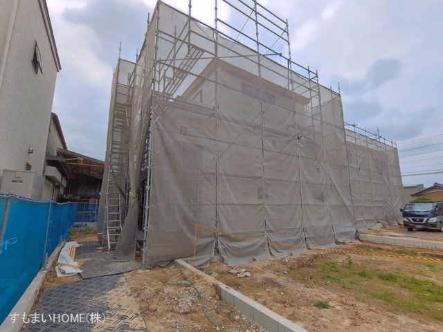 愛知県安城市美園町1丁目の新築戸建てシート写真 2026年7月7日撮影