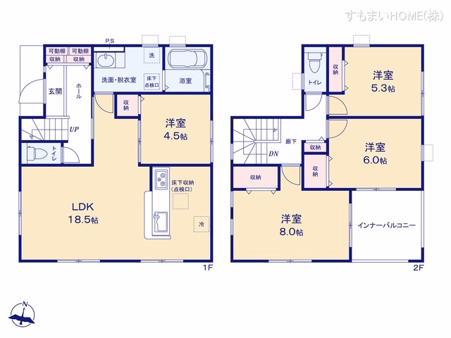 豊田市畝部西町屋敷(戸建)05 間取図