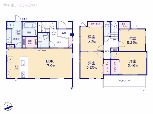 豊田市青木町2丁目(戸建)01 間取図