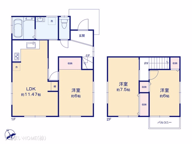 中古戸建て 安城市美園町2丁目 間取図