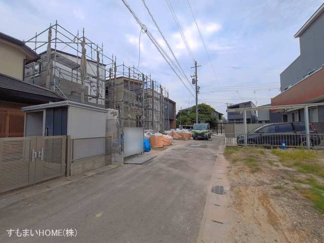 愛知県安城市安城町道上の新築戸建てシート写真 2026年7月12日撮影