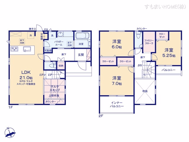 豊田市平戸橋町永和（戸建）01 間取図