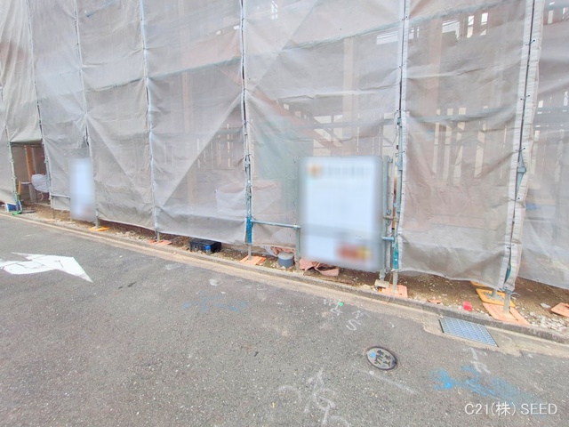 愛知県名古屋市昭和区折戸町３丁目の新築戸建て上棟写真 2025年11月10日撮影