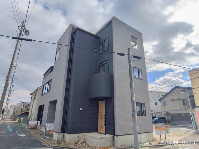 愛知県名古屋市昭和区折戸町３丁目の新築戸建て外構写真 2026年1月22日撮影