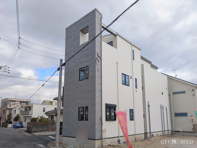 愛知県名古屋市昭和区折戸町３丁目の新築戸建て外構写真 2026年1月22日撮影