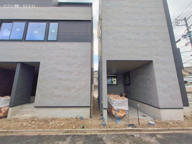 愛知県名古屋市昭和区折戸町３丁目の新築戸建て外構写真 2026年1月22日撮影