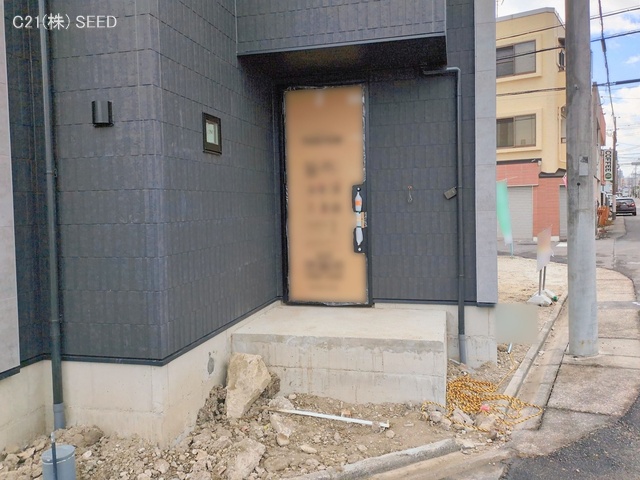 愛知県名古屋市昭和区折戸町３丁目の新築戸建て外構写真 2026年1月22日撮影